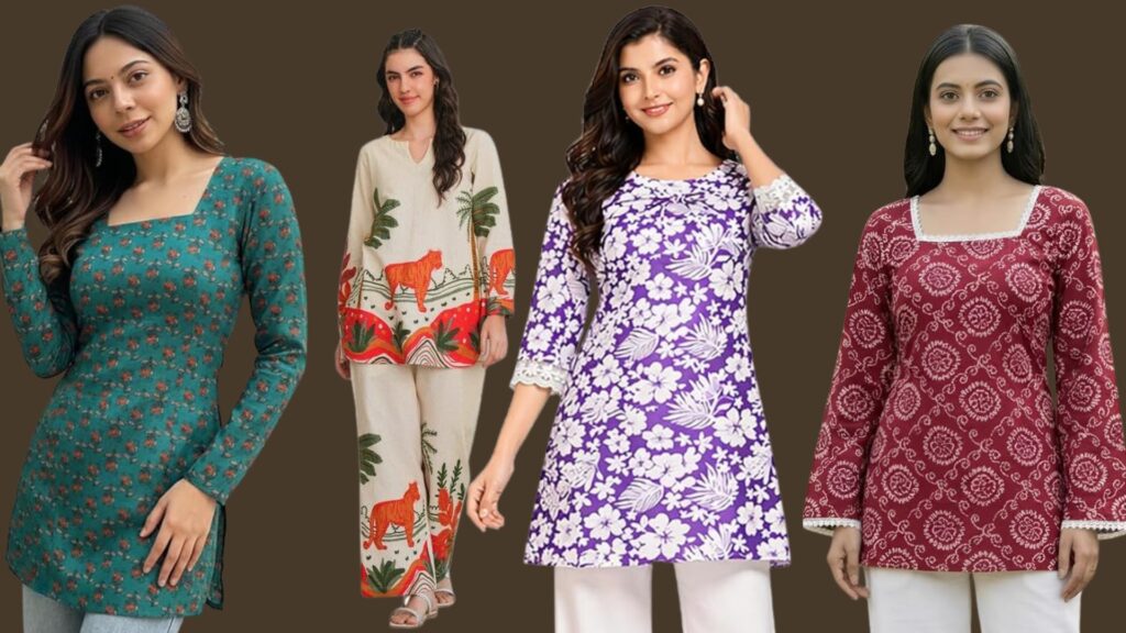 Short Kurti With Jeans
